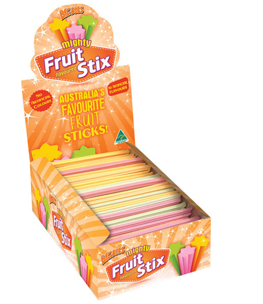 Mighty Fruit Stix 180s No Artifical Colours or Flavours