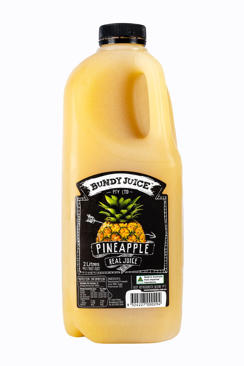 Fresh Pineapple Juice 2Lt - Chilled