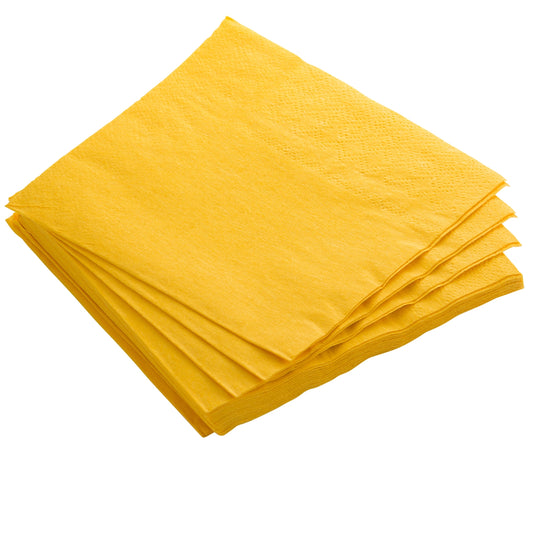 Napkin Lunch 2Ply Gold 125s QTR Fold 300 x 300mm