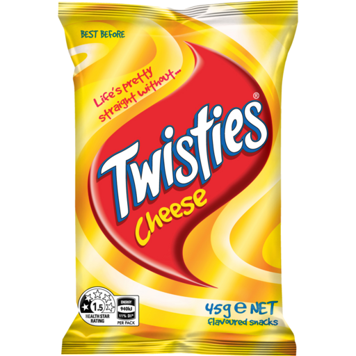 45g Cheese Twisties RRP $2.05