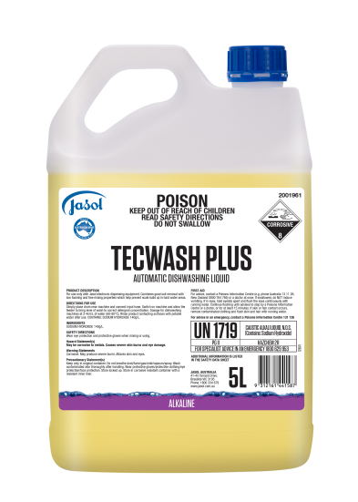 Tecwash Plus 5Lt Auto Dishwashing