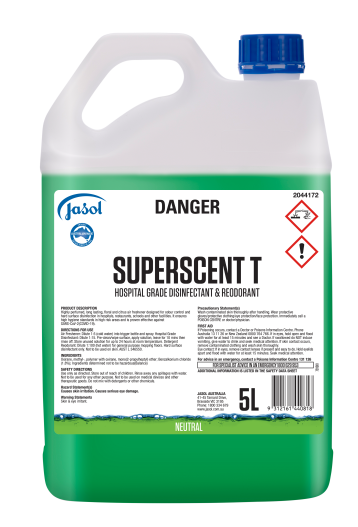 Superscent T 5Lt - Hospital Grade Disinfectant Air Freshner - Surface Spray Sanitiser
