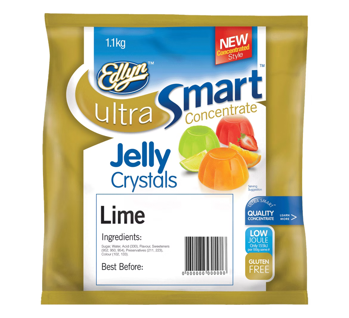 U/Smart Jelly Lime 1.1kg Gluten Free
