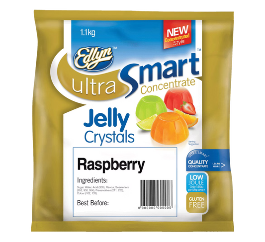 U/Smart Jelly Raspberry 1.1kg Gluten Free