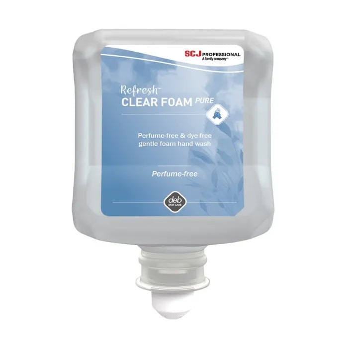Refresh Clear Foam Soap 1Lt Refill Pod Perfume & Dye Free