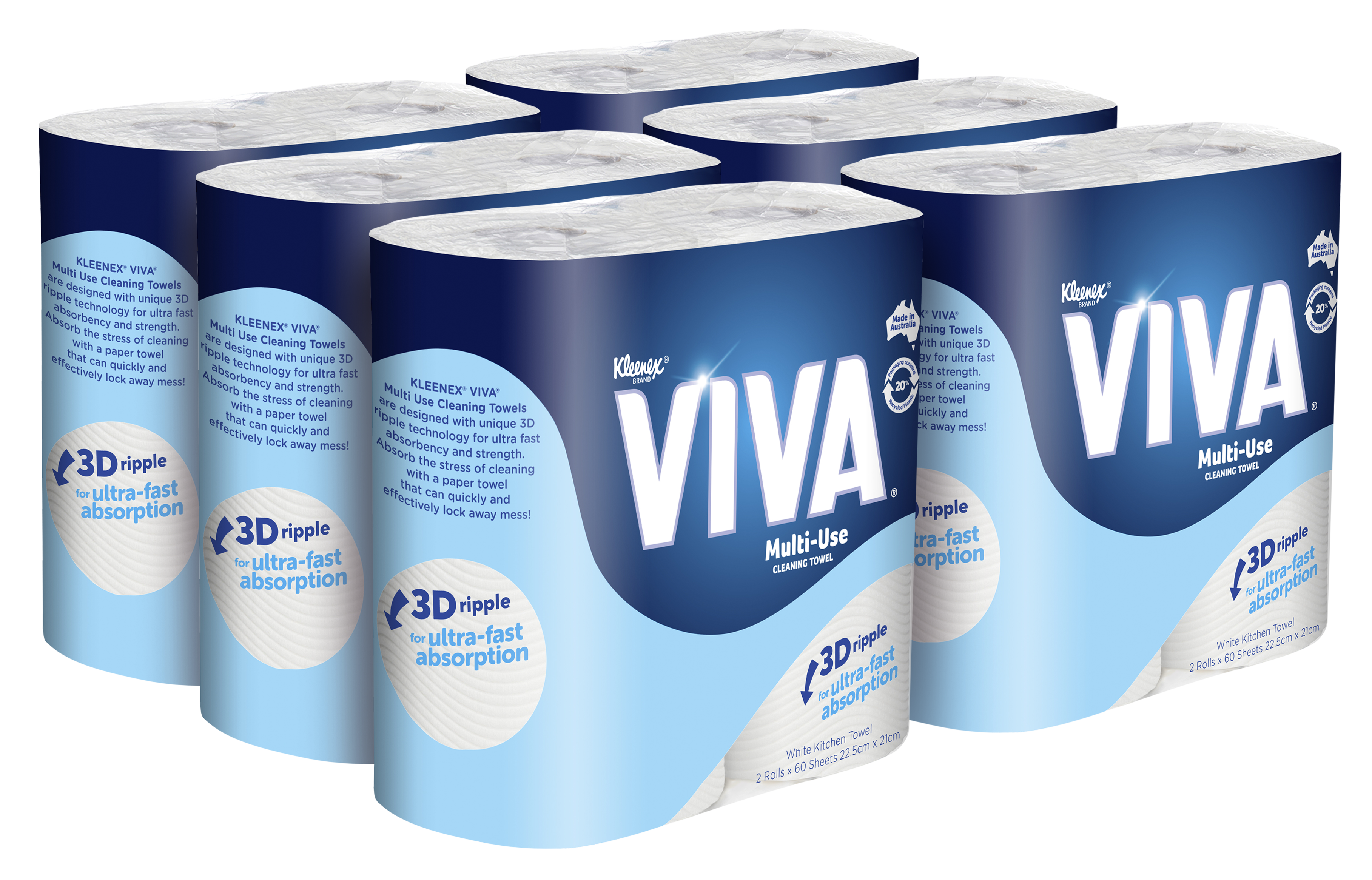 Kitchen Towel Roll 2 x 60sh
