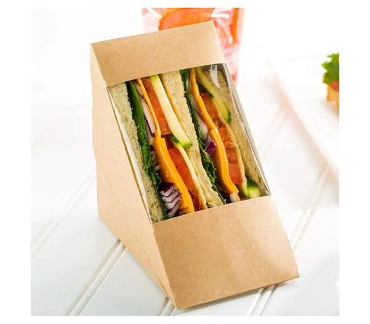 Sandwich Wedge Bamboo + PLA Window Large 50s 175 x 72 x 85mm