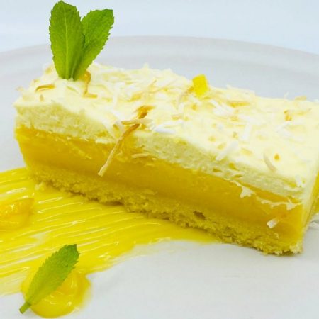 Lemon Coconut Delicious Slice 8 x 100g - Gluten Free