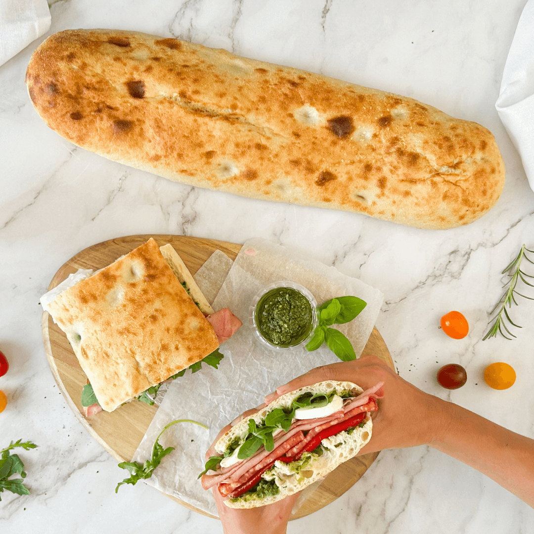 Turkish Bread Loaf White 20 x 430g Vegetarian (V) (Thaw & Use)