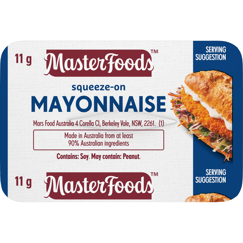 Mayonnaise P/c Squeeze 100s - Vegan Halal