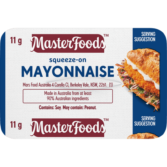 Mayonnaise P/c Squeeze 100s - Vegan Halal