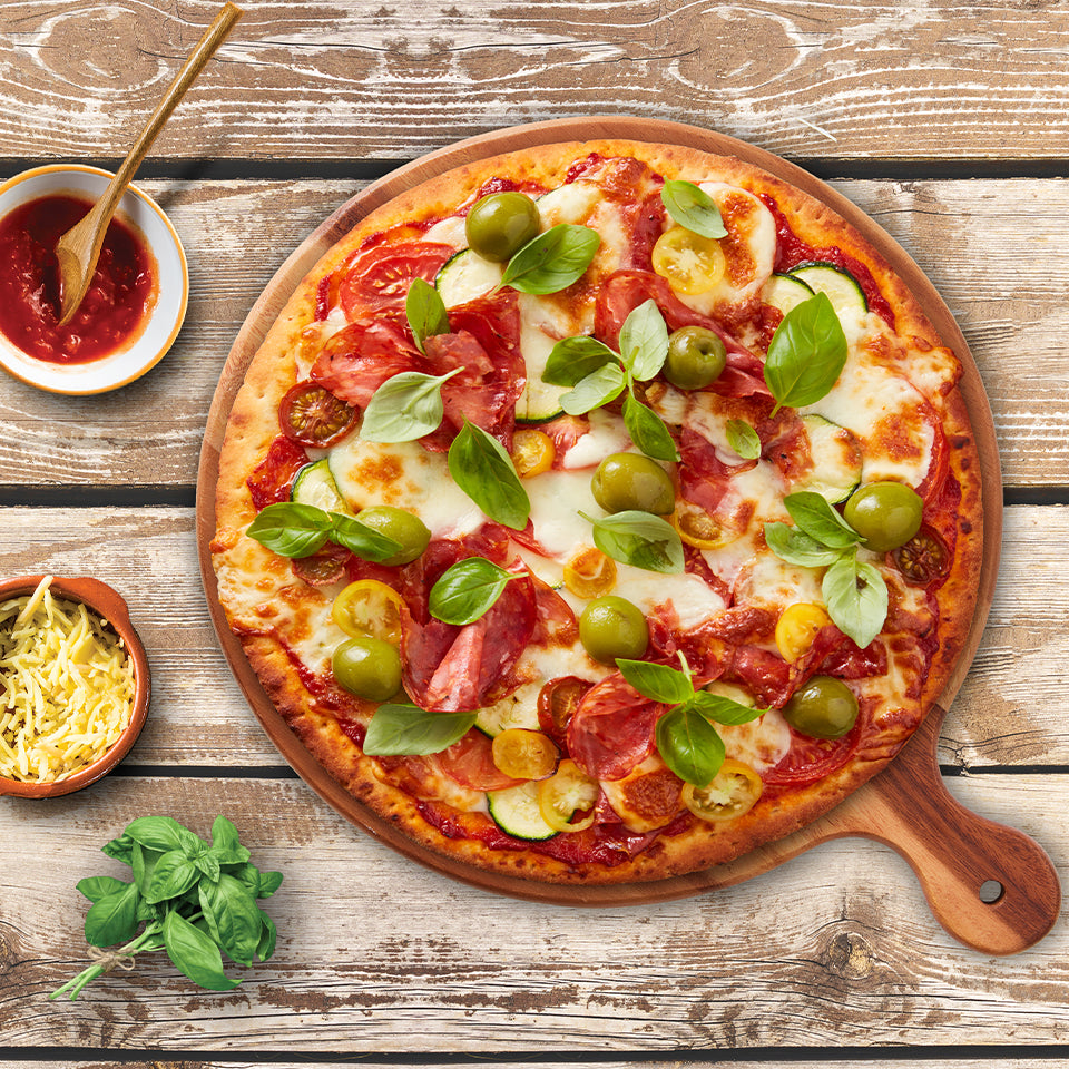Pizza Bases 7" 8 x 5 pack - Vegetarian Halal