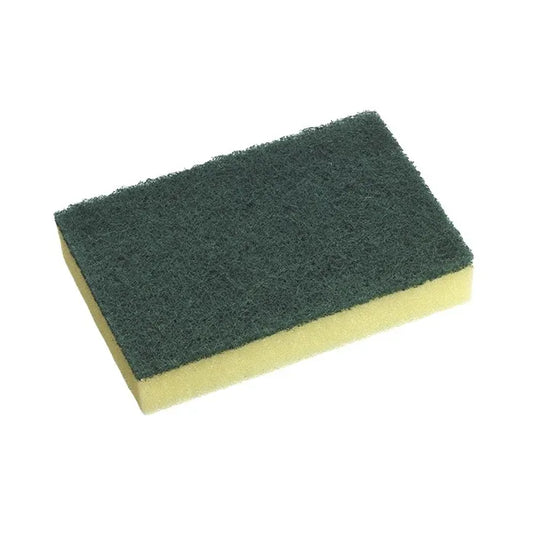 Sponge & Scourer Green 15 x 10cm