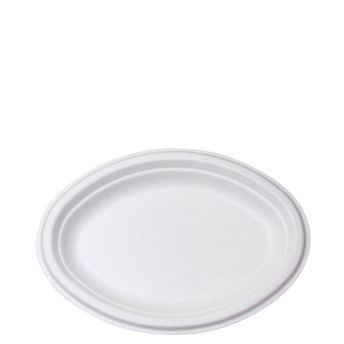 Plate Oval 10" x 8" - 50s Sugarcane - 260 x 190mm