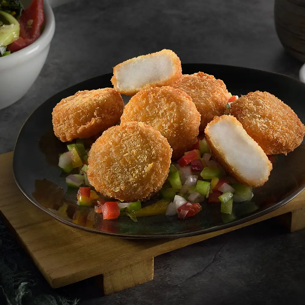 Scallops Crumbed Roe Off 1kg - Approx 25 x 40g