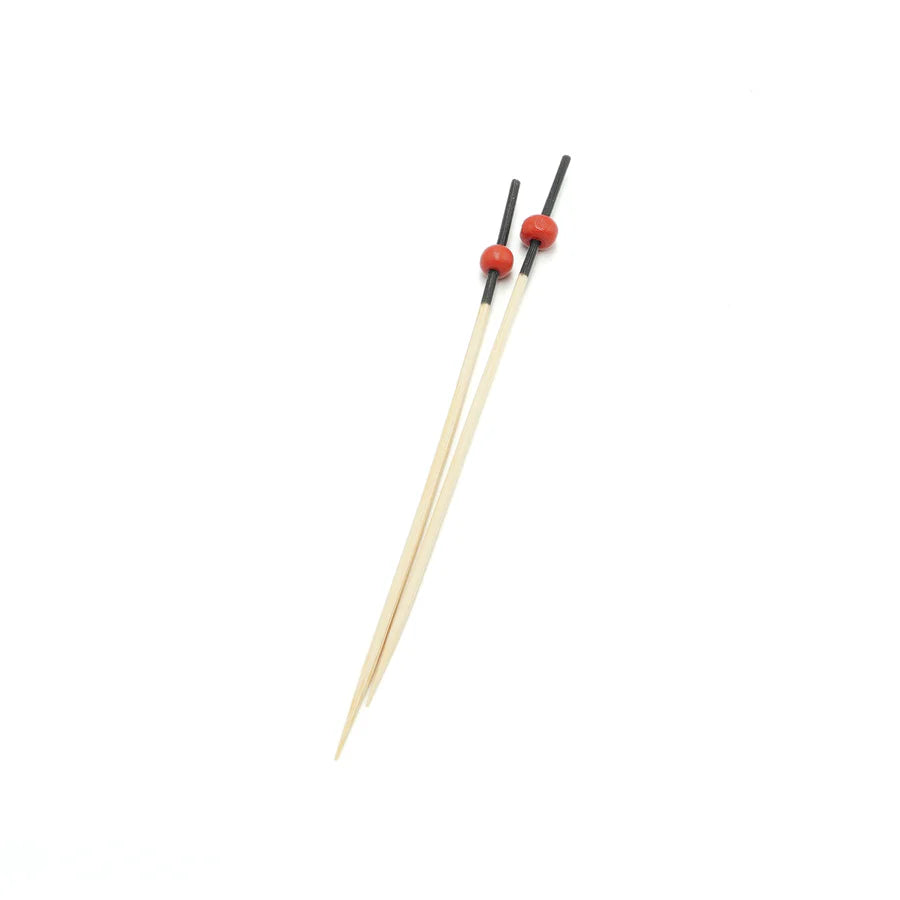 Toothpick Cocktail 120mm Red Pearl 100s 100% FSC Certified