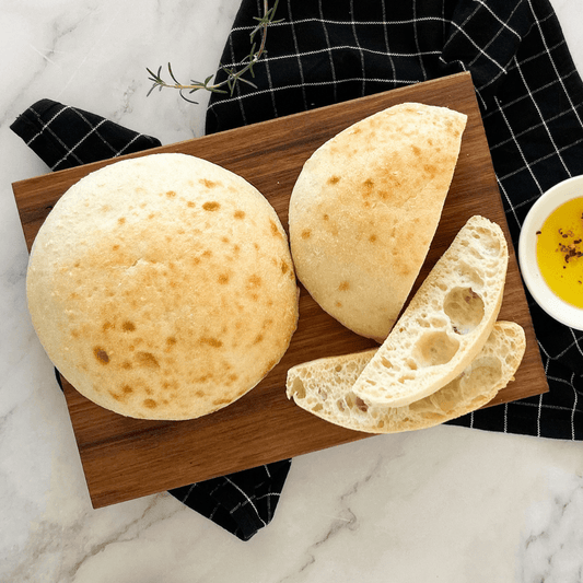 Turkish Roll Round White 60 x 125g Vegetarian (V) (Thaw & Use)