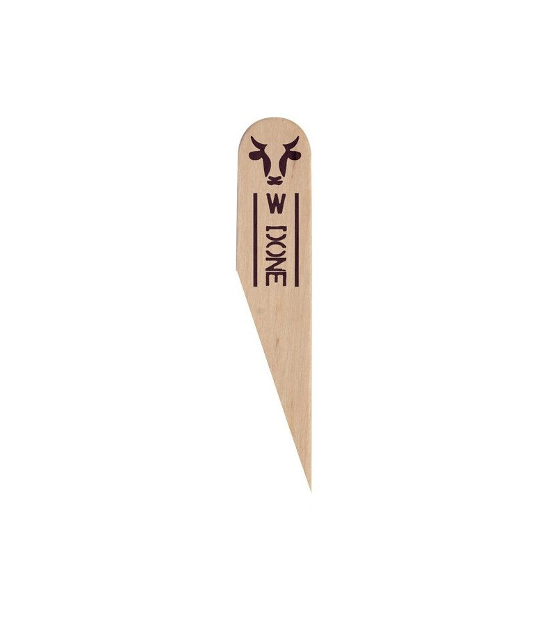 Steak Marker Paddle Well Done 200s 100% FSC Certified