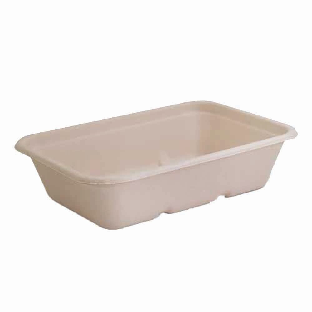 Sugarcane Rectangular Container 50 x 500ml