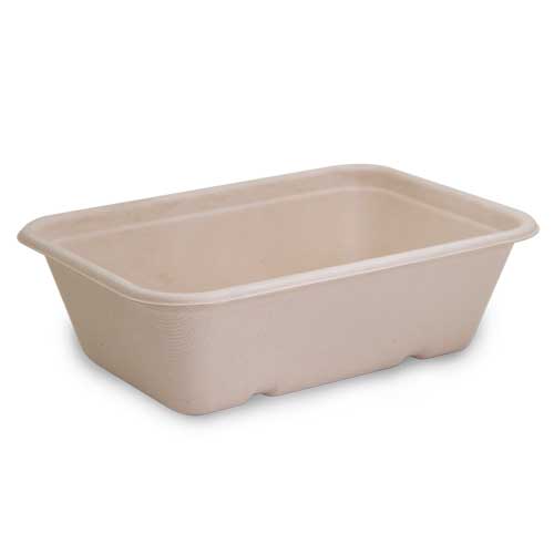 Sugarcane Rectangular Container 50 x 650ml