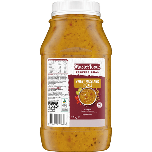 Sweet Mustard Pickle 2.6kg - Vegan