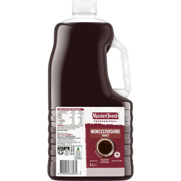 Worcester Sauce 3Lt - Gluten Free Vegan