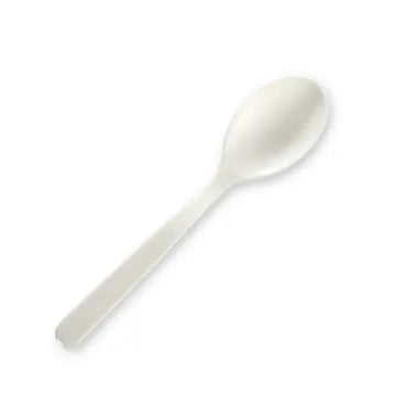 Cutlery Teaspoon White 100s - Heavy Duty CPLA