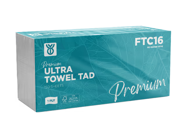I/Leaf UltraSlim Hand Towel 20 x 200sh= Sheet Size - 23 x 24 x 6cm