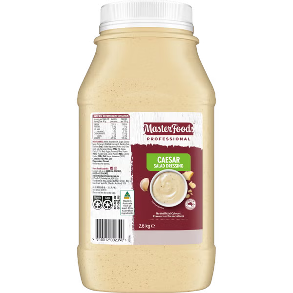 Caesar Salad Dressing 2.6kg - Halal