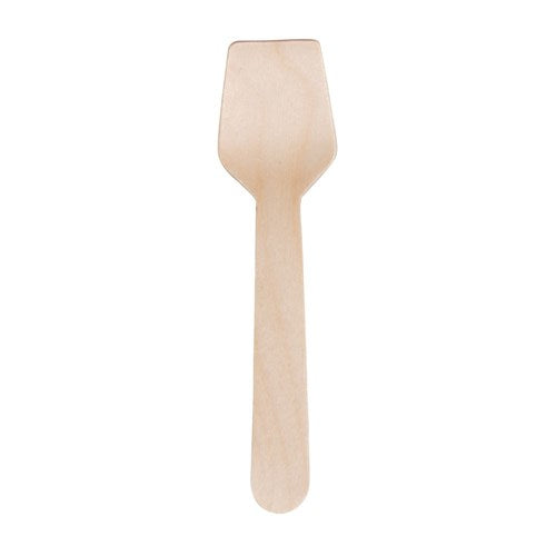 Cutlery Wooden Gelato Spoon 100s - Wax Coated 100% FSC Certified